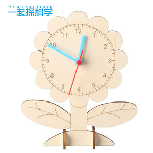 STEMCreative - Reloj de Madera para Plantas, Modelo Hecho a Mano, Material Didáctico para Estudiantes de Primaria, <span class=keywords><strong>Ciencia</strong></span>, Tecnología, Pequeña Producción - Product Image 4