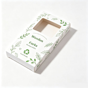 Caja de embalaje de papel para cubiertos con impresión personalizada al por mayor para tenedores de cena - Product Image 6