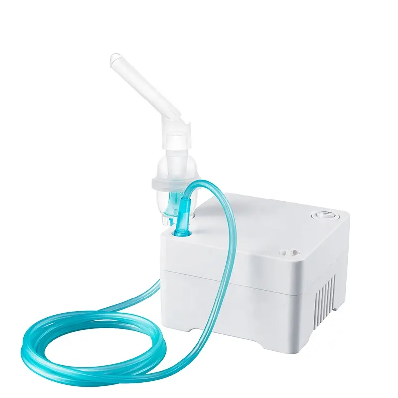 Alat Medis ISO & CE Sertifikat Rumah Sakit Rumah Tangga Portabel Kompresor Nebulizer untuk Anak Dewasa Terapi Penyakit Pernapasan