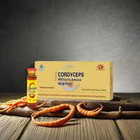 Supplément d'amélioration immunitaire liquide oral d'acide aminé de Cordyceps Militaris d'OEM et d'ODM d'usine