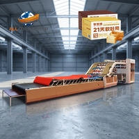 Machine à plastifier automatique pour carton ondulé 5 couches et 7 couches