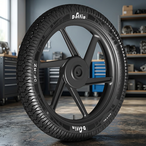Pneu de cyclomoteur Dolfin (TT) 2.50-16 6 PR Arrière-MEZ |   Pneu tubulaire durable |   Pneu arrière de cyclomoteur de qualité supérieure - Product Image 2