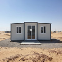Maison conteneur modulaire mobile de haute qualité de 40 pieds, 2 ou 3 chambres, maison conteneur pliable de luxe préfabriquée extensible