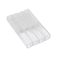 Porte-stylo en cristal en plastique Transparent boîtes d'emballage cadeau papeterie étui à stylo Transparent