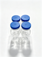 Vente flash : flacons en verre stériles de 3 ml avec bouchon en caoutchouc, flacons en verre pharmaceutiques