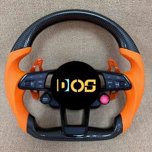 Volant de voiture en cuir et fibre de carbone, <span class=keywords><strong>prix</strong></span> de gros usine, pour <span class=keywords><strong>Audi</strong></span> A3 A4L A5 A6L A7 A8 Q5 Q3 Q8 <span class=keywords><strong>TT</strong></span> R8 - Product Image 2