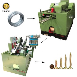 Machine automatique pour la production de vis autotaraudeuses, machine de fabrication de vis, machine de fabrication de vis pour cloisons sèches, prix le plus bas - Product Image 1