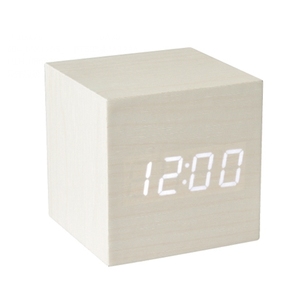 Evertop Đồng Hồ Báo Thức LED Bằng Gỗ Mini Phổ Biến Đồng Hồ Báo Thức Bằng Gỗ Trang Trí Phòng Ngủ Gia Đình Hình Khối Lập Phương Kỹ Thuật Số Quà Tặng Tốt Nhất Lựa Chọn Du Lịch - Product Image 2