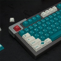 GMK Deku Keycaps Japanese Cherry Profile PBT Dye-Sub 129 Keys Keycap for Mechanical Keyboard 61/64/68/84/98/108 Layout