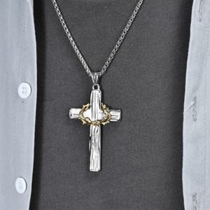 Personalized CROSS <b>Necklace</b> for Women <b>Boys</b> Girls Catholic Christian Baptism Fashion <b>Chains</b> <b>Necklaces</b> - Product Image 2