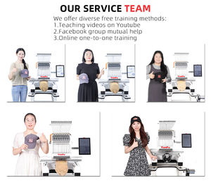 Máquina de bordar automática de 12/15 agujas para gorras y camisetas, con motor central para maquinaria de confección - Product Image 5