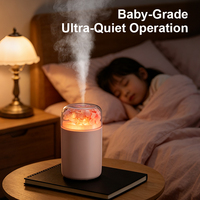 Nouveau mini humidificateur d'air portable de 230 ml, diffuseur d'huiles essentielles aromatiques, batterie 1200 mAh, rechargeable par USB, humidificateur de brume pour voiture et maison