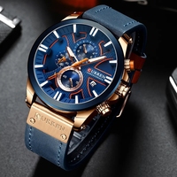 CURREN 8346 Nuevo Reloj de Pulsera de Cuarzo de Moda para Hombre con Fecha Reloj Masculino Reloj Deportivo Impermeable para Hombre