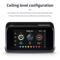 Système de thérapie par compression d'air FOFO Bluetooth avec écran tactile LCD, bottes de compression pneumatique, masseur de jambes, pression de 30 à 270 mmHg, 6 niveaux