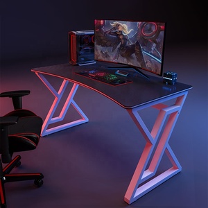 Escritorio para juegos <span class=keywords><strong>de</strong></span> computadora, escritorio para estudiantes, escritorio para PC, mesa <span class=keywords><strong>de</strong></span> estilo <span class=keywords><strong>de</strong></span> carreras ergonómica moderna extra grande, estación <span class=keywords><strong>de</strong></span> trabajo para adultos y adolescentes - Product Image 2