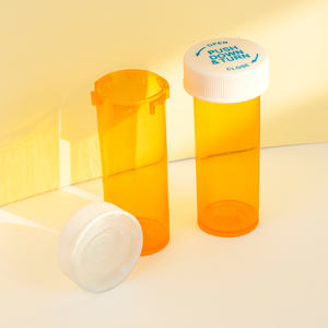 Flacon de pilules en plastique personnalisé réversible avec bouchon réversible - Product Image 6