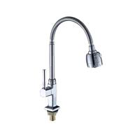 Robinet de cuisine moderne à poser sur comptoir, eau froide uniquement, en zinc, rotatif à 360 degrés, pour hôtel, vente en gros