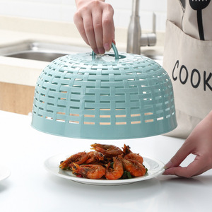Round Plastic Food Cover Dustproof Flyproof <b>Kitchen</b> Table Use Modern Design Durable - Product Image 2