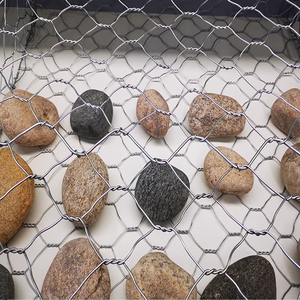 Ağır Hizmet Tipi Galvanizli Çelik Kıvrımlı Tel Örgü <span class=keywords><strong>Gabion</strong></span> Sepeti, Eğim ve Erozyon Kontrolü için Düz Örgülü - Product Image 1