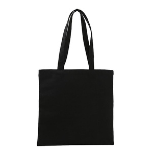 Thân Thiện Với Môi Tái Sử Dụng Màu Đen Công Suất Lớn <span class=keywords><strong>Canvas</strong></span> <span class=keywords><strong>Tote</strong></span> Túi Với Logo Tùy Chỉnh In Dài Xử Lý Dot Mô Hình Màu Đen Mua Sắm Túi - Product Image 1