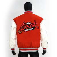 Veste de baseball personnalisée à la mode, veste bomber en polaire, veste universitaire, veste varsity