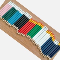 Mini 10CM Noir HB Golf Crayon Courte Queue Standard Crayon Cadeau Stylo