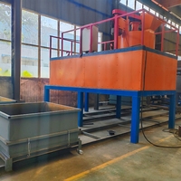 Ligne de production de béton cellulaire léger (CLC) avec commande PLC, machine à blocs automatique non autoclavée, capacité de 20 m³/jour