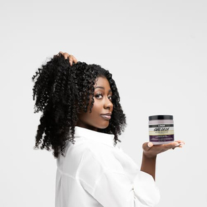 Hot Bán Dầu Dừa Tóc Xoăn Giữ Ẩm Twist & Khóa Gel Shea Butter Tóc Tự Nhiên Curling Gel Cho Điều Trị - Product Image 5