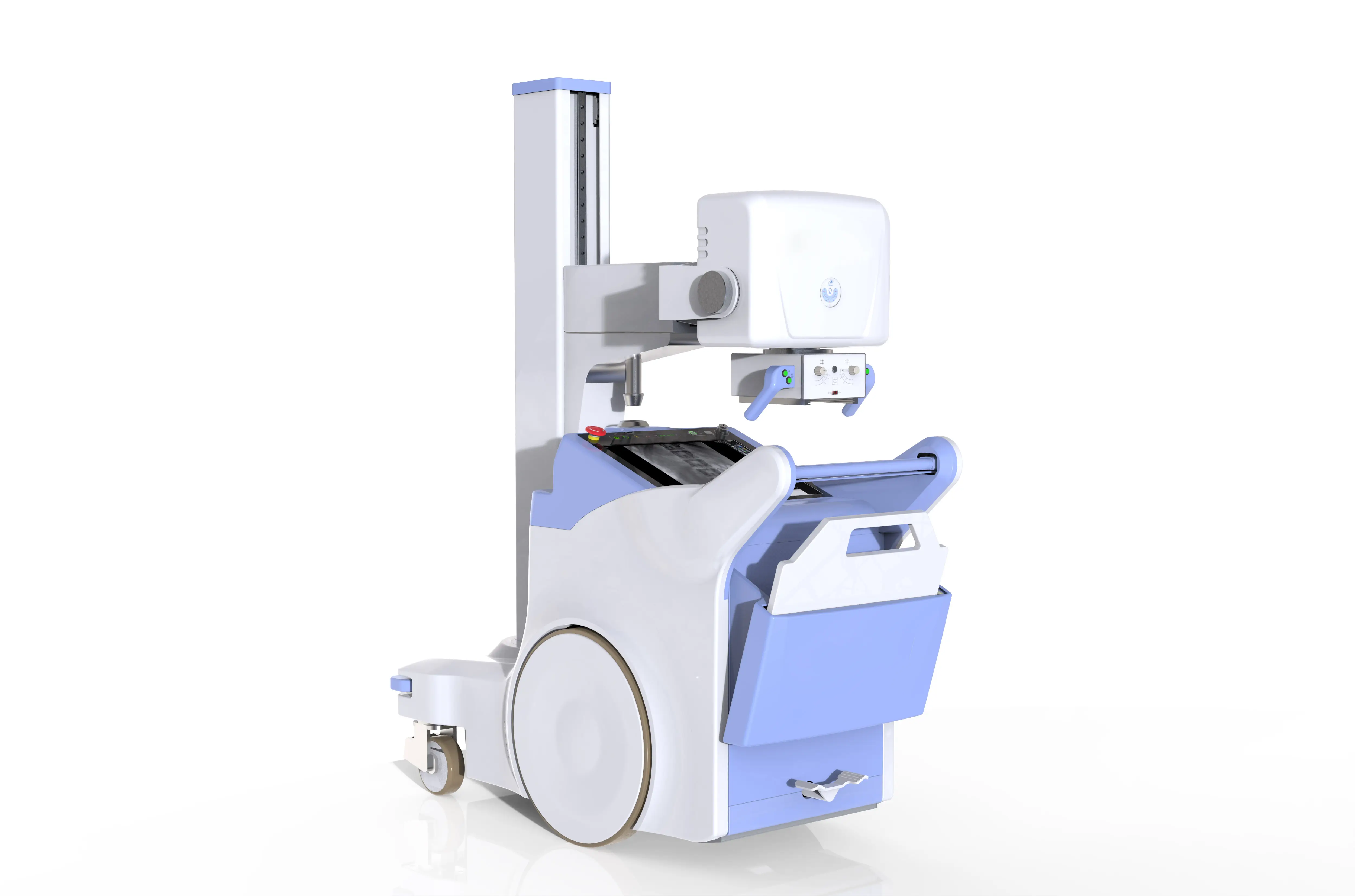 Máquina do sistema de dr do móvel digital 500ma x-ray