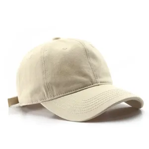 Wholesale Custom Logo Unisex Baseball Hat Sport Caps 100% Cotton Adjustable 6 Panel Blank Unstructured Dad Hats