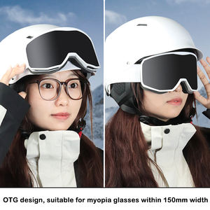 Lunettes de ski OTG personnalisées pour les sports de plein air Lunettes de neige et de snowboard pour hommes femmes Protection UV Lunettes de ski anti-buée - Product Image 6