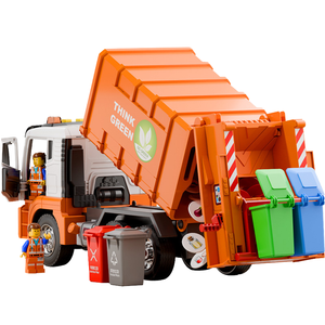 <span class=keywords><strong>Camion</strong></span> à ordures surdimensionné à pompe, <span class=keywords><strong>camion</strong></span> de collecte des déchets pour enfants, véhicule de construction, <span class=keywords><strong>camion</strong></span> à benne basculante, plastique à friction - Product Image 1