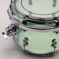 Cosy Drum 8 10 12 16 pouces acrylique Tom Floor Drum Set Instrument de musique avec pièces Tom Holder