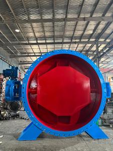 DN1200 prezzo di fabbrica flangia elettrica Pipeline di ventilazione valvola a farfalla eccentrica valvola a farfalla - Product Image 3