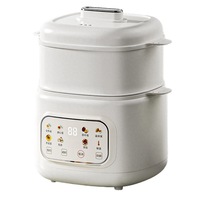 Poêle Électrique Portable Multifonction Antiadhésive avec Écran Tactile Intelligent et Minuteur 24H pour Cuisson à la Vapeur des Œufs, du Riz, des Nouilles, des Frites et des Aliments Cuites à la Vapeur, Facile à Nettoyer