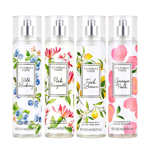 Wholesale Perfumes Shimmer Deodorant Fine Fragrance Mist peach citrus body perfume to attract female