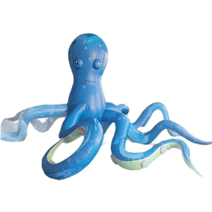 Decoración Ecológica con Temática Oceánica <span class=keywords><strong>de</strong></span> Pulpo con Ventilador para Campañas y Promociones <span class=keywords><strong>de</strong></span> Concienciación Ambiental - Product Image 1
