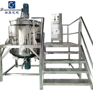 Stainless Steel Mixing Tank Heated Jacket Mixer Tank Dishwashing Liquid Mixing Tank With Agitator