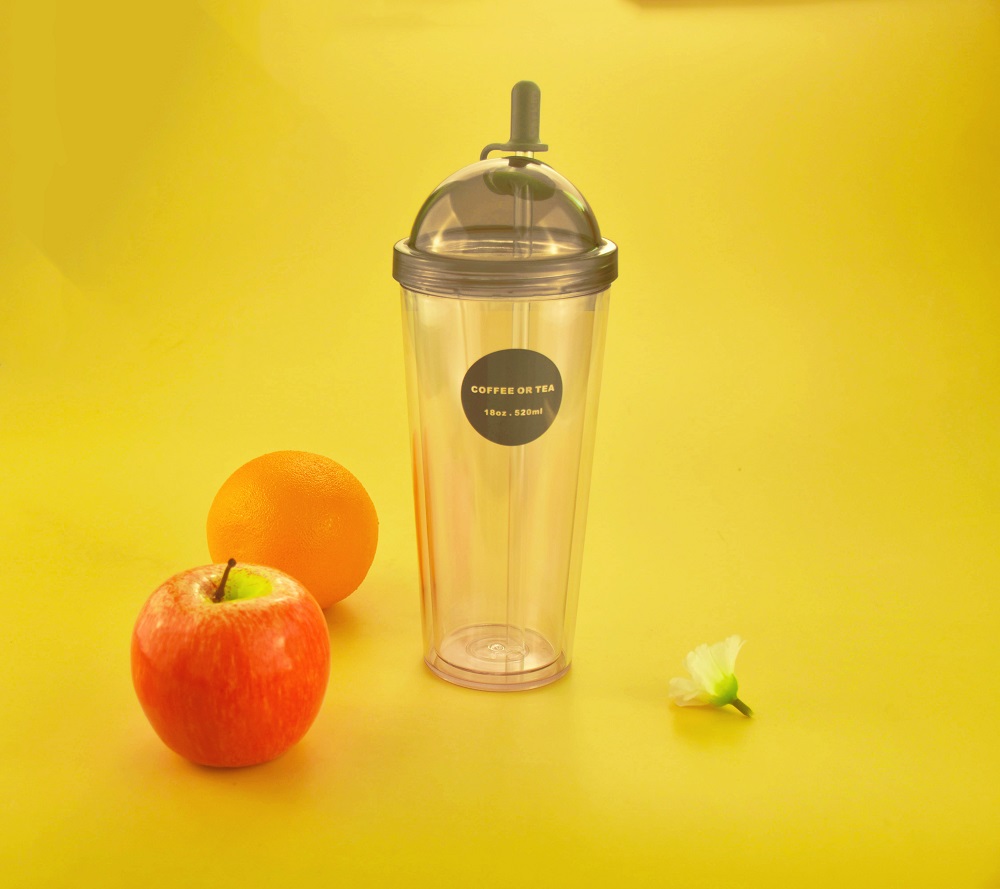 Бутылка для воды 12 унций для сока с соломинкой, чашка на заказ с соломинкой