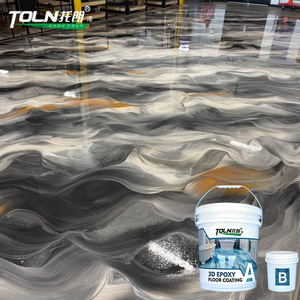 Campione Gratuito: Rivestimento Autolivellante per Pavimenti in Resina Epossidica <span class=keywords><strong>3D</strong></span>, Vernice Liquida Artistica Metallizzata ad Alta Resistenza ai Graffi - Product Image 4