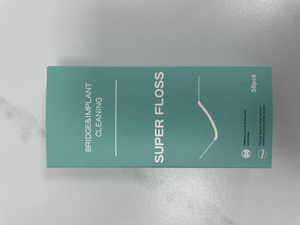 Nuevo Hilo Dental Ortodóntico <span class=keywords><strong>Super</strong></span> <span class=keywords><strong>Floss</strong></span> Serie UL0020 de Nailon para una Limpieza Profunda de Brackets, Puentes y Espacios Amplios Entre los Dientes - Product Image 3