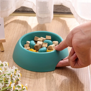 Accesorios para la Alimentación de Mascotas, Comedero Lento para Perros y Gatos, Tazón Antideslizante de PP Universal para Viajes, Comedero Lento para Cachorros, Anti-Asfixia - Product Image 4