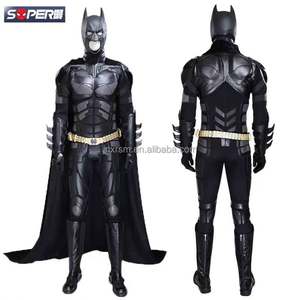 バットマン コスチューム メンズ 大人用 ジャンプスーツ スーツ ハロウィン コスプレ スーパーヒーロー 衣装 各種スタイル バットマン ジャンプスーツ 小道具 - Product Image 5