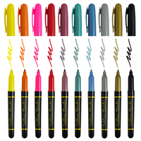 Stylos marqueurs à tatouage scintillant magiques non toxiques, lot de 1 couleur, encre permanente pour papier, plastique, stylos, dessin DIY