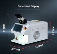 Mesin Las Laser Mini 80W untuk Perhiasan, Mesin Las Laser Kecil untuk Emas, Perak, Perhiasan, Jam Tangan & Pemrosesan Logam