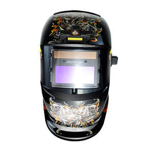Casque de soudage à assombrissement automatique TRQWH avec <span class=keywords><strong>protection</strong></span> DIN9~13, alimentation solaire et au lithium - <span class=keywords><strong>Masque</strong></span> haute technologie pour soudage à l'arc/MIG/TIG - Product Image 6