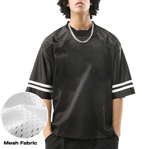 Europeo-Americano Cuello en V Color-Block Top Retro Recorte Rayas Manga Corta - Product Image 3