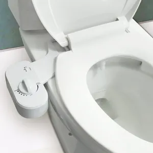 Single Nozzle Adjustable Self Cleaning Bidet Attachment Abs Washer Soft Body Cleaning Non-Electric Toilet Bidet