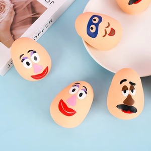Stress-relief Toy Mr Potato <b>Squeeze</b> It Release <b>Ball</b> Stress-reducing Gadget Prank Mischief for Youth - Product Image 3
