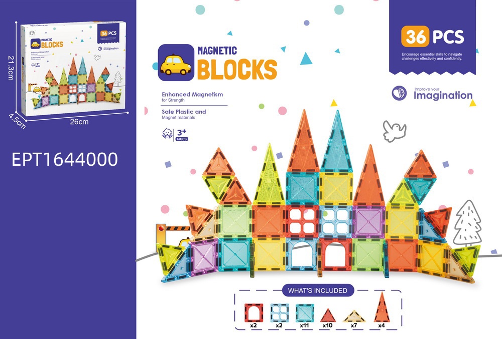 EPT1644000 JUGUETES MAGNÉTICOS DE 5.5CM 36PCS -36pcs/ctn